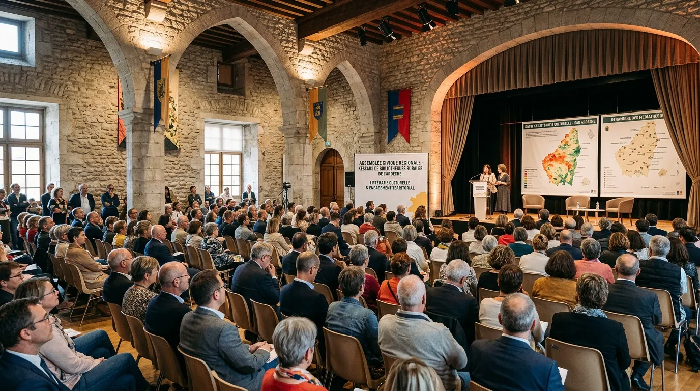 Conférence de presse et assemblée institutionnelle à Gravières