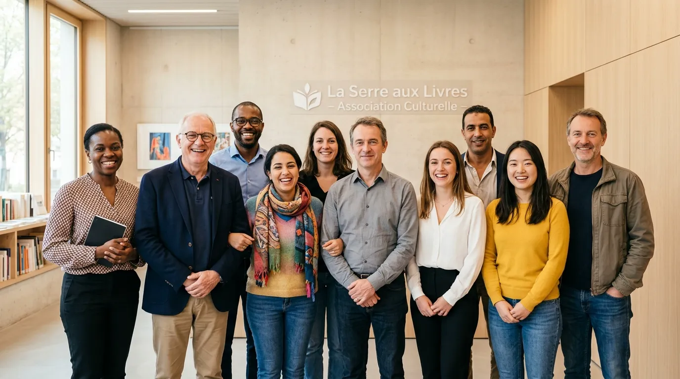 Membres du bureau et du conseil d'administration de La Serre aux Livres