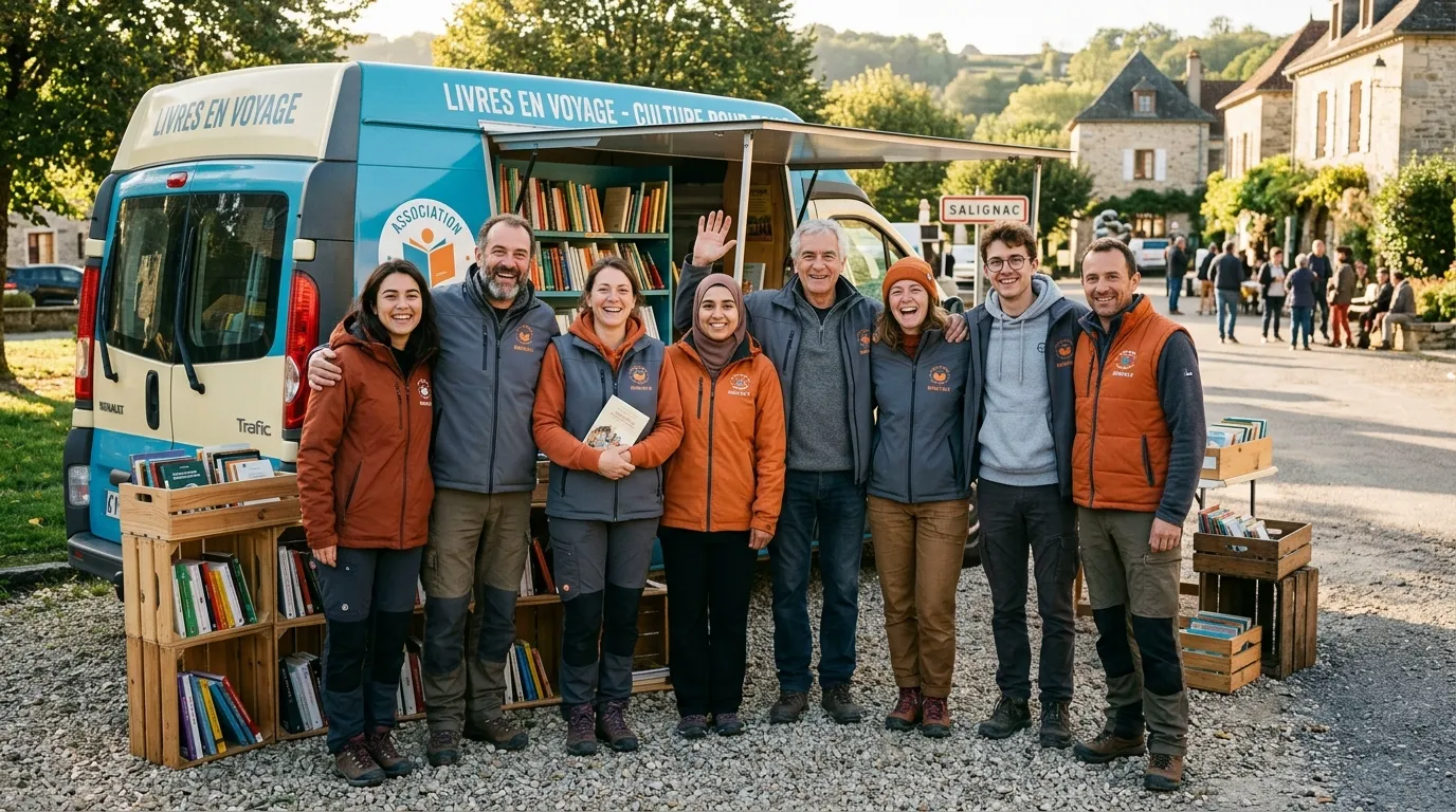 Bénévoles pour le portage de livres à domicile